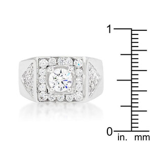 Brilliant Mens Cubic Zirconia Ring