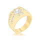 Cubic Zirconia Sunrise Ring