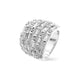 Multi Row Cubic Zirconia Fashion Ring