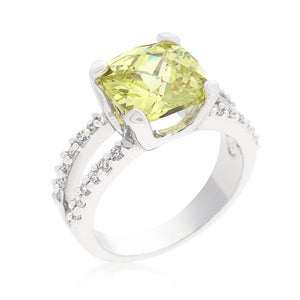 Fabulous Peridot Engagement Ring