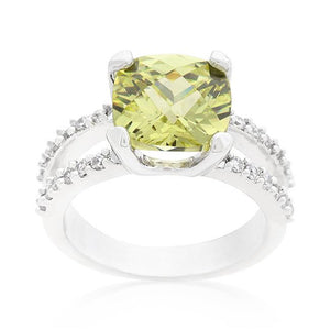 Fabulous Peridot Engagement Ring