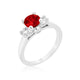 Mini Ruby Triplet Ring