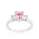 Mini Pink Ice Triplet Ring