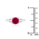 Mini Pink Tourmaline Triplet Ring