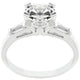 Classic Triple White Engagement Ring