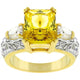 Yellow Cubic Zirconia Fashion Ring