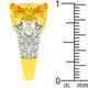 Yellow Cubic Zirconia Fashion Ring