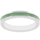 Olive Green Enamel Eternity Ring