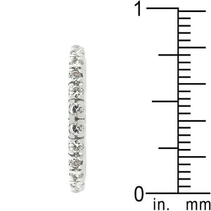 Clear Cubic Zirconia Eternity Ring