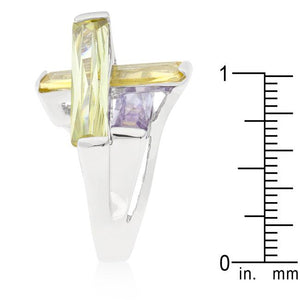 Crystalline Sculpture Cocktail Ring