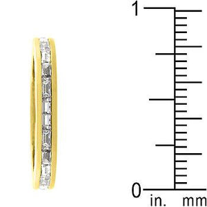 Golden White Eternity Ring