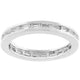 Rhodium Plated White Eternity Ring