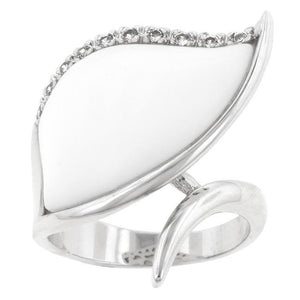 Snow Cap Cocktail Ring