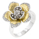 Golden Petals Cocktail Ring