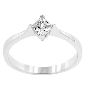 Classic Petite Solitaire Ring