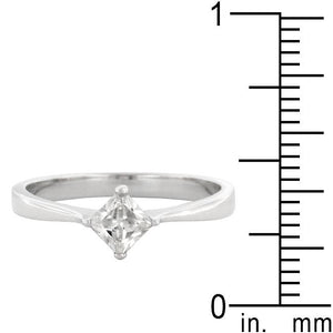 Classic Petite Solitaire Ring