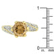 Champagne Twist Engagement Ring