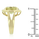 Yellow Cubic Zirconia Organic Ring