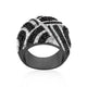 Black And White Cocktail Ring