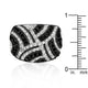 Black And White Cocktail Ring