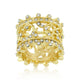 Golden Filigree Eternity Band