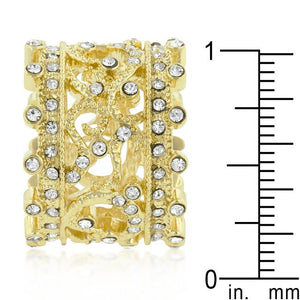 Golden Filigree Eternity Band