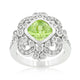 Elegant Peridot Crest Ring