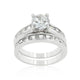 Rhodium Plated Stackable Ring Set