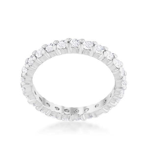 Cubic Zirconia Eternity Band