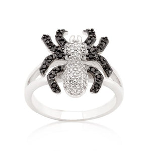 Cubic Zirconia Spider Fashion Ring