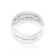 Simple Cubic Zirconia Ring Set