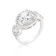 Round Cut Trio Cubic Zirconia Ring