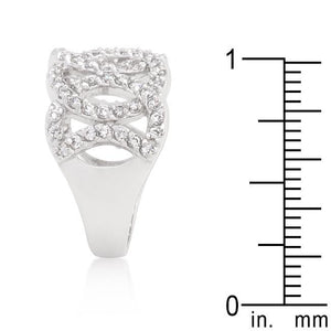 Cubic Zirconia Circular Ring