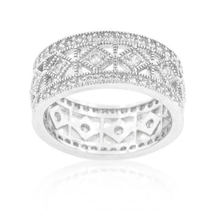 Simple Classic Cubic Zirconia Band