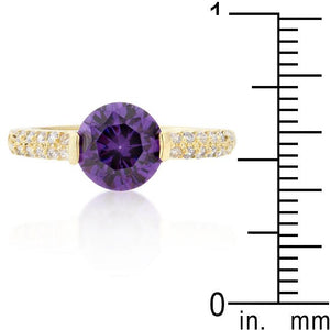 Purple Isabelle Engagement Ring