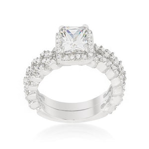 Halo Radiant Wedding Set