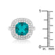 Aqua Bridal Cocktail Ring