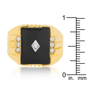 Black Onyx Mens Ring