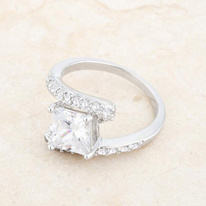 Caroline 2.3ct CZ Rhodium Statement Ring