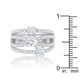 Beatrice 1.8ct CZ Rhodium Statement Ring