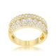 Luna 1.1ct CZ 14k Gold Classic Band Ring