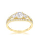 Genna 1.1ct CZ 14k Gold Delicate Classic Ring