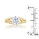 Irine 2.3ct CZ 14k Gold Classic Ring