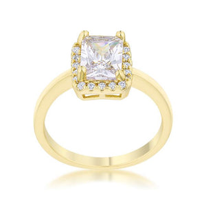 Mariane 2ct CZ 14k Gold Classic Ring