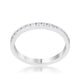 Teresa 0.5ct Clear CZ Stainless Steel Eternity Band