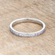 Teresa 0.5ct Light Lavender CZ Stainless Steel Eternity Band