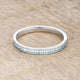 Teresa 0.5ct Aqua CZ Stainless Steel Eternity Band