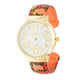 Floral Cuff Watch