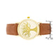 Fashion Tree Dial Watch With Leather Band