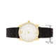 Mina Gold Classic Watch With Black Rubber Strap